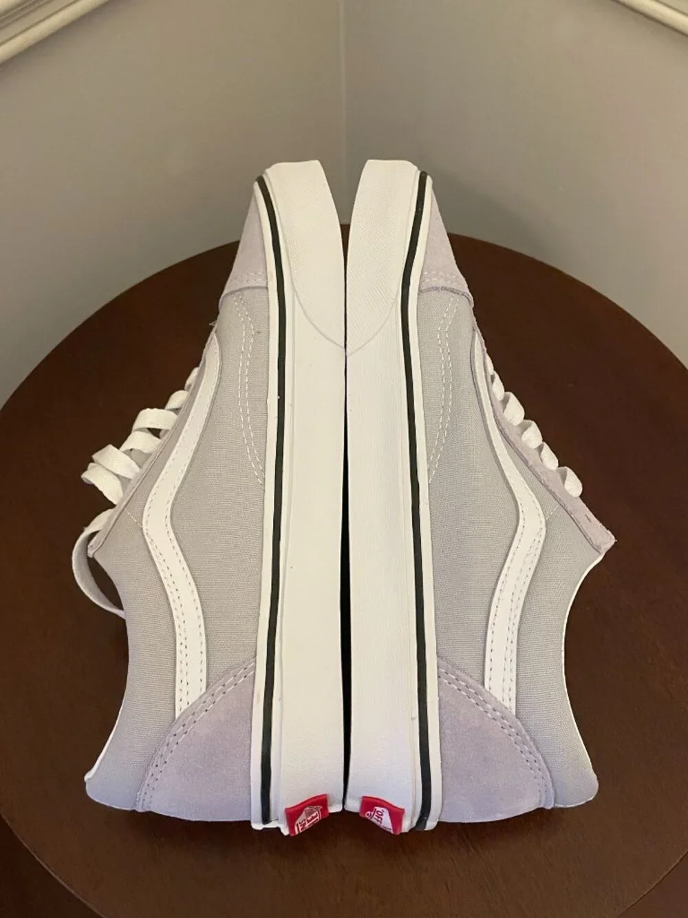 Vans Old Skool Sneaker in Gray and White Women's Size 8 NWOT